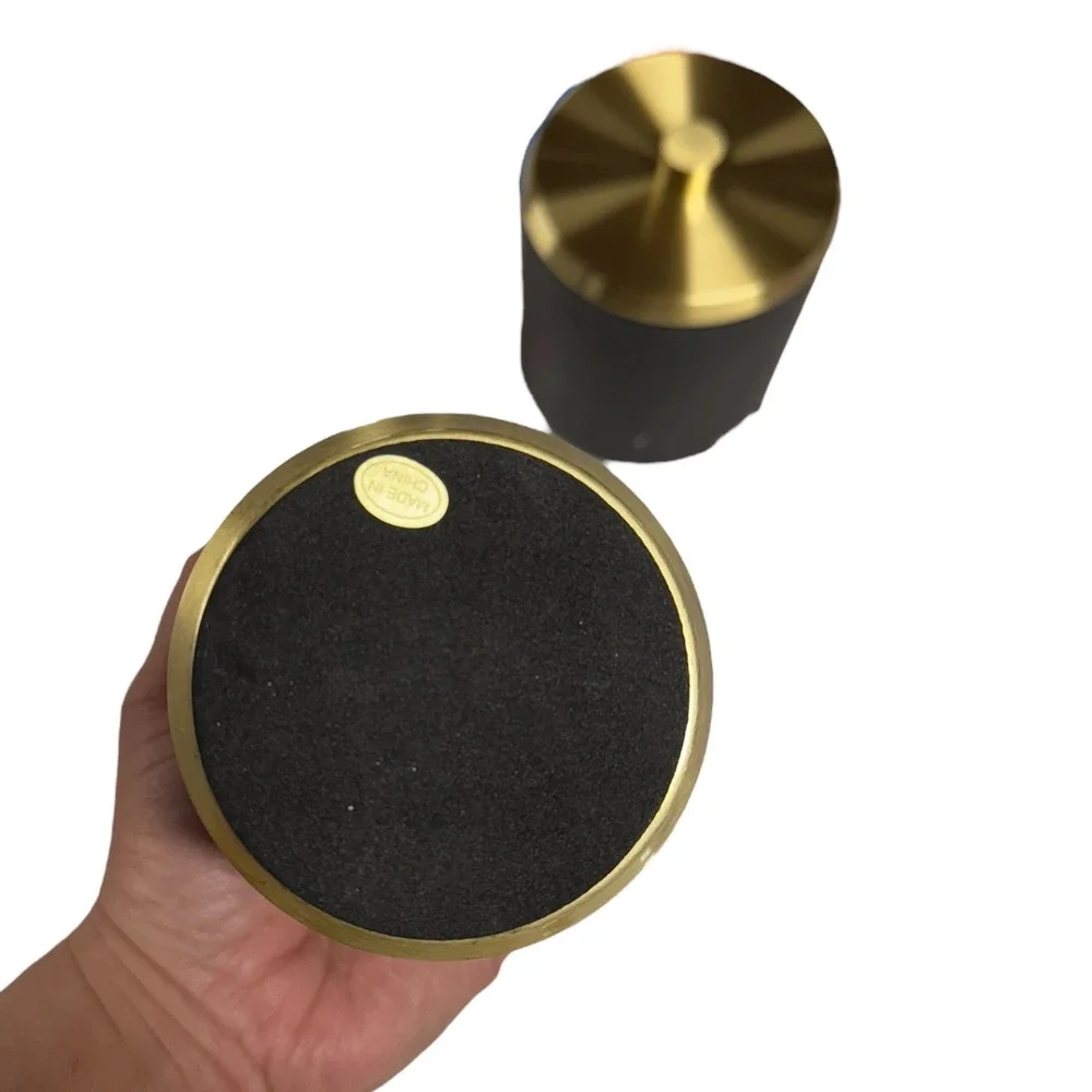 DKNY Bathroom Set Vanity Organizer Toothbrush Holder Canister Black &‎ Gold